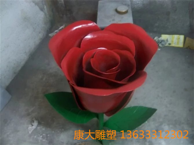 園林不銹鋼花朵雕塑創(chuàng)意花朵不銹鋼雕塑定制
