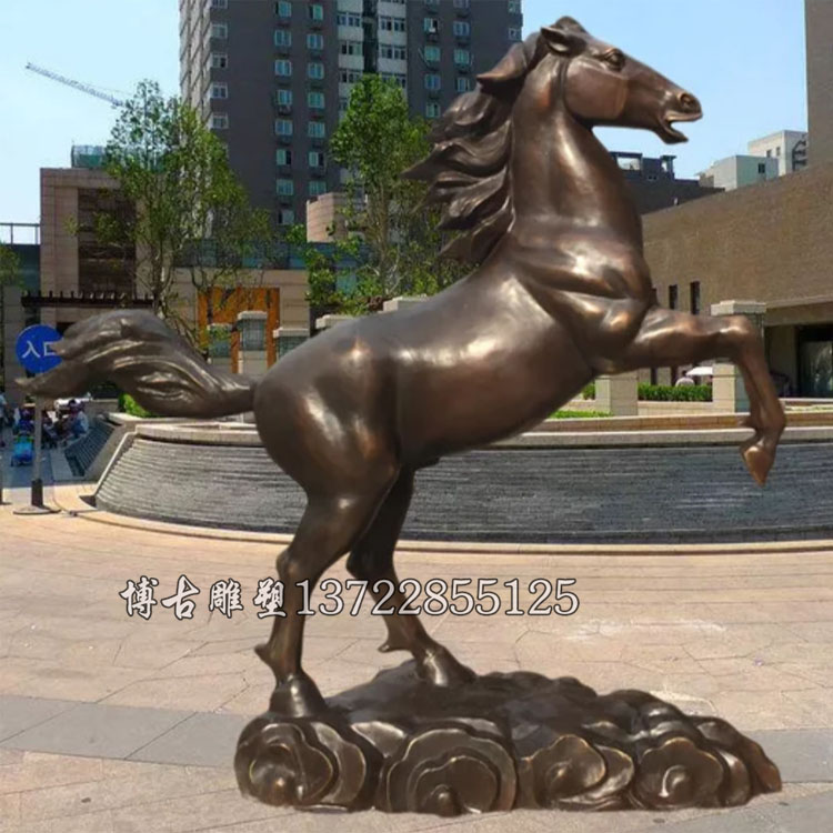 鑄銅動物馬銅雕雕塑廣場公園擺件鑄銅雕塑