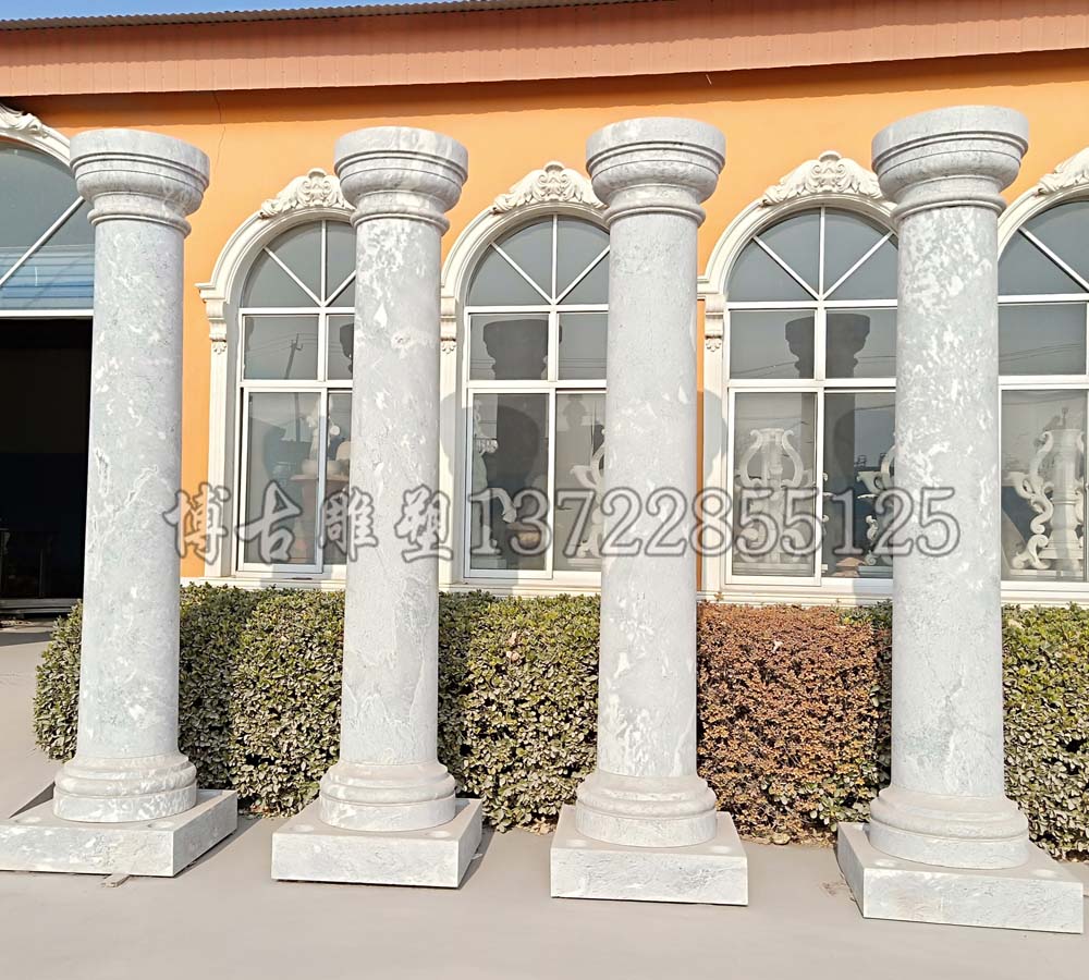 石雕罗马柱欧式柱子别墅庭院客厅装饰柱子