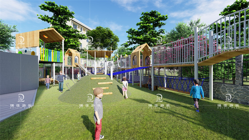 幼儿园规划设计——户外组合拓展