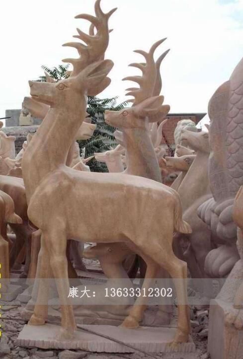 石雕鹿