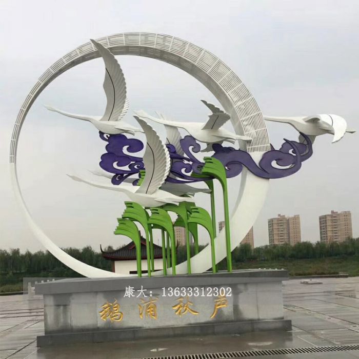 仙鹤雕塑