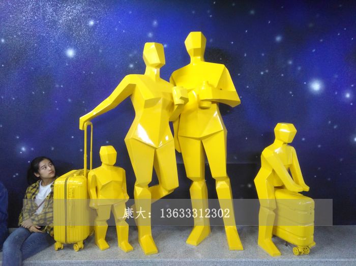 抽象人物雕塑