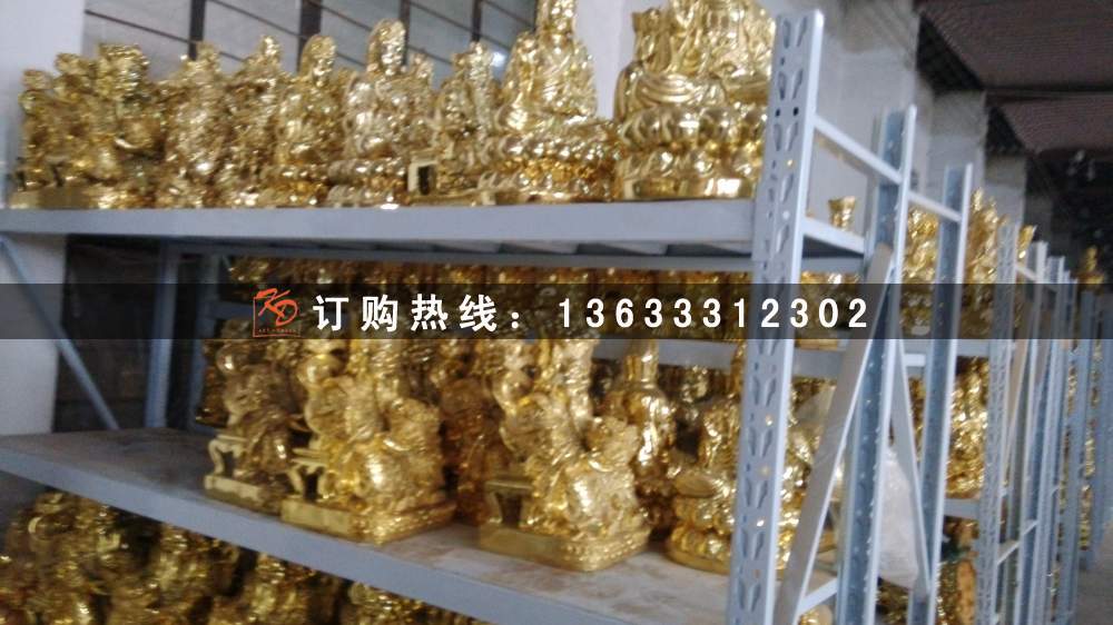 玻璃钢彩绘佛像雕塑寺庙玻璃钢十八尊者彩绘佛像