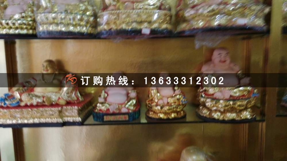 玻璃钢彩绘三世佛玻璃钢佛像厂家 寺庙神像塑像雕塑定制