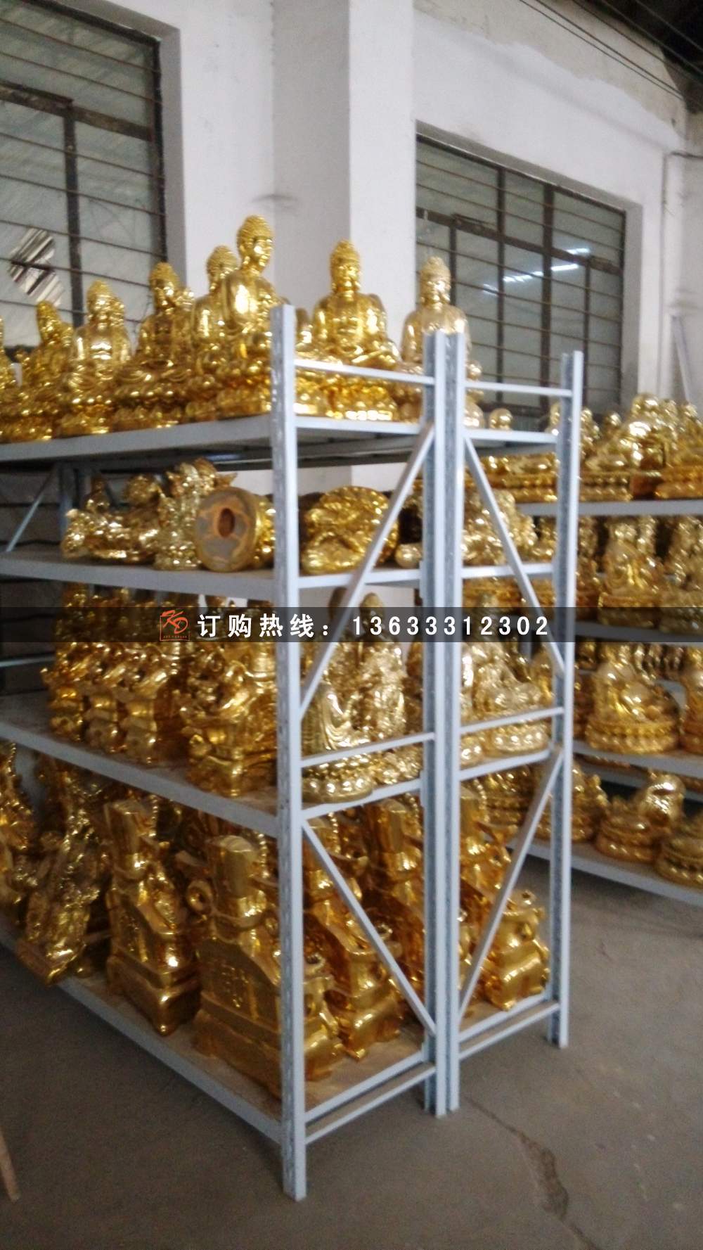 大型铸铜雕塑坐佛铜雕弥勒佛雕塑宗教佛像玻璃钢雕塑
