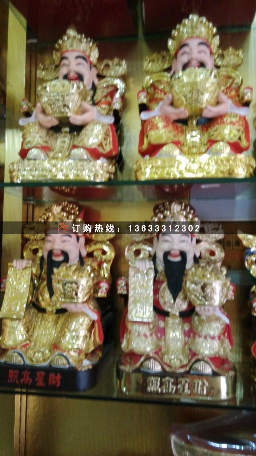 佛道家定做玻璃钢大型佛像雕塑 彩绘树脂玻璃钢二十四诸天雕塑厂家