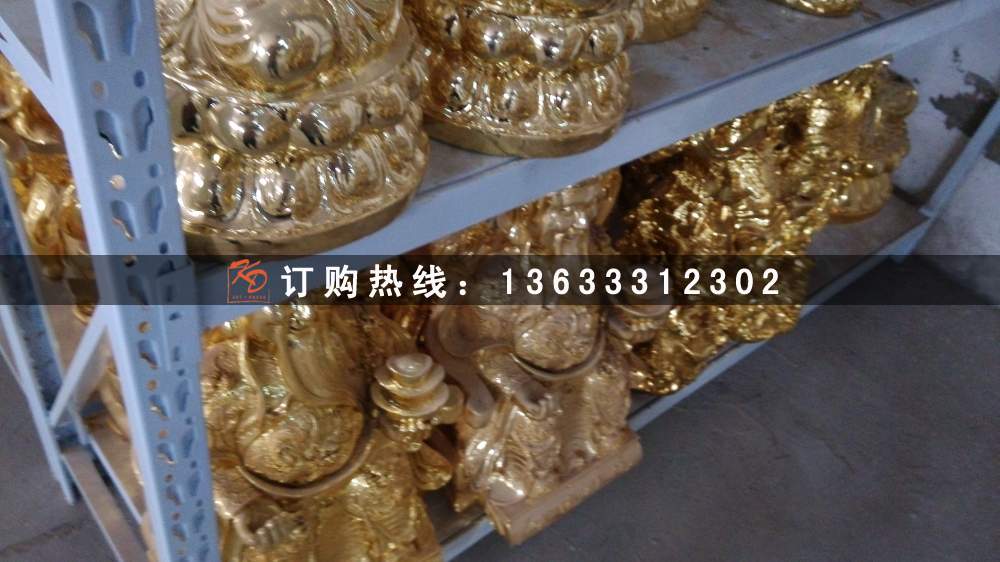 玻璃钢彩绘华山圣母神像 三圣母 天宫老母神像雕塑厂家