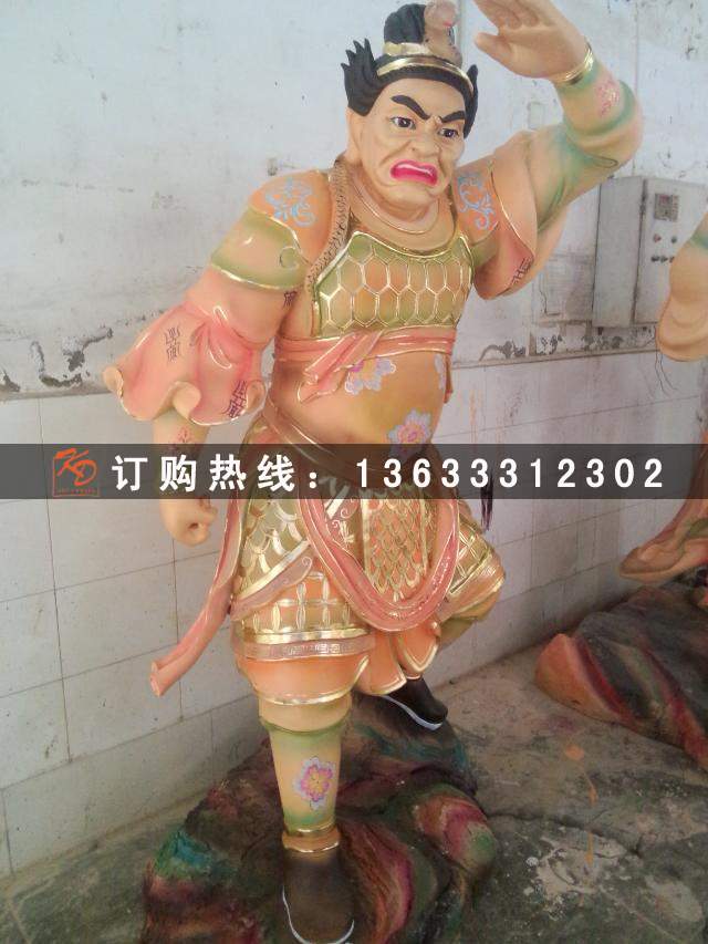 玻璃钢彩绘十八罗汉佛像生产厂家 十八罗汉佛像雕塑厂家