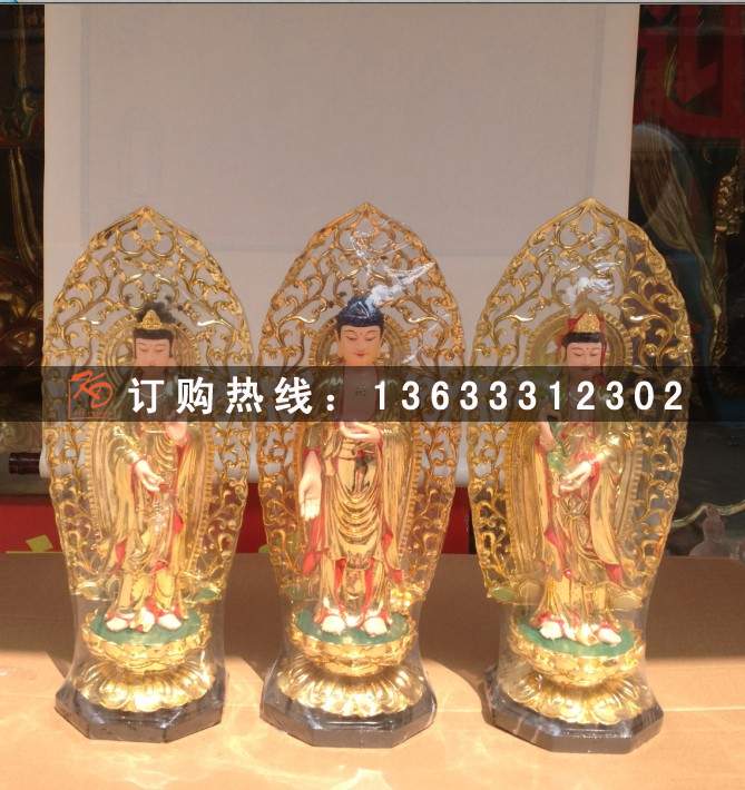 玻璃钢千手观音神像 彩绘千眼千臂观世音 四大菩萨佛像雕塑厂家