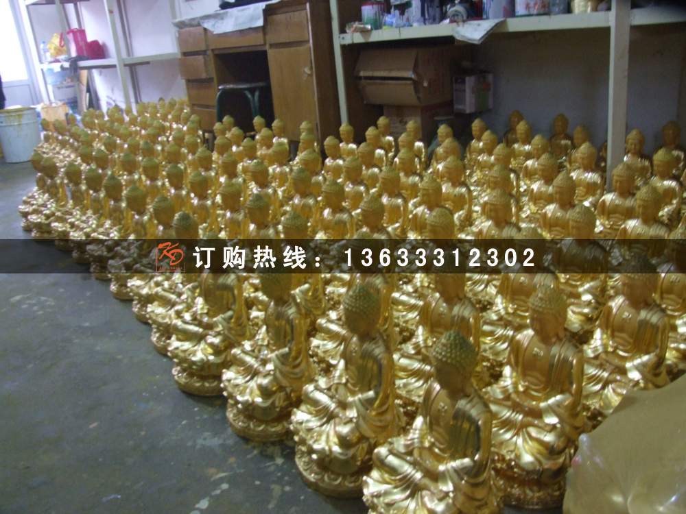 厂家批发定制玻璃钢彩绘佛像雕塑 玻璃钢观世音观自在菩萨雕塑