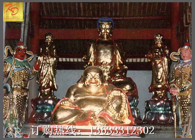 五方佛像五方如来佛像宝生如来佛像雕像河南玻璃钢雕塑厂家