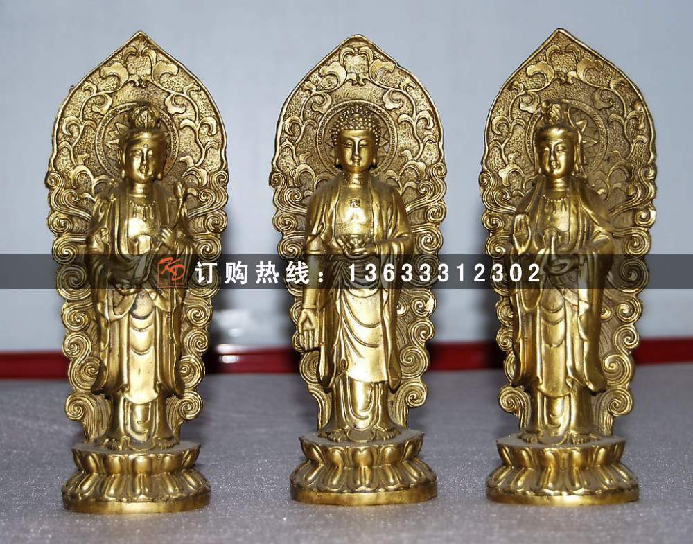 玻璃钢观音神像 彩绘观世音罗汉 四大菩萨佛像雕塑厂家