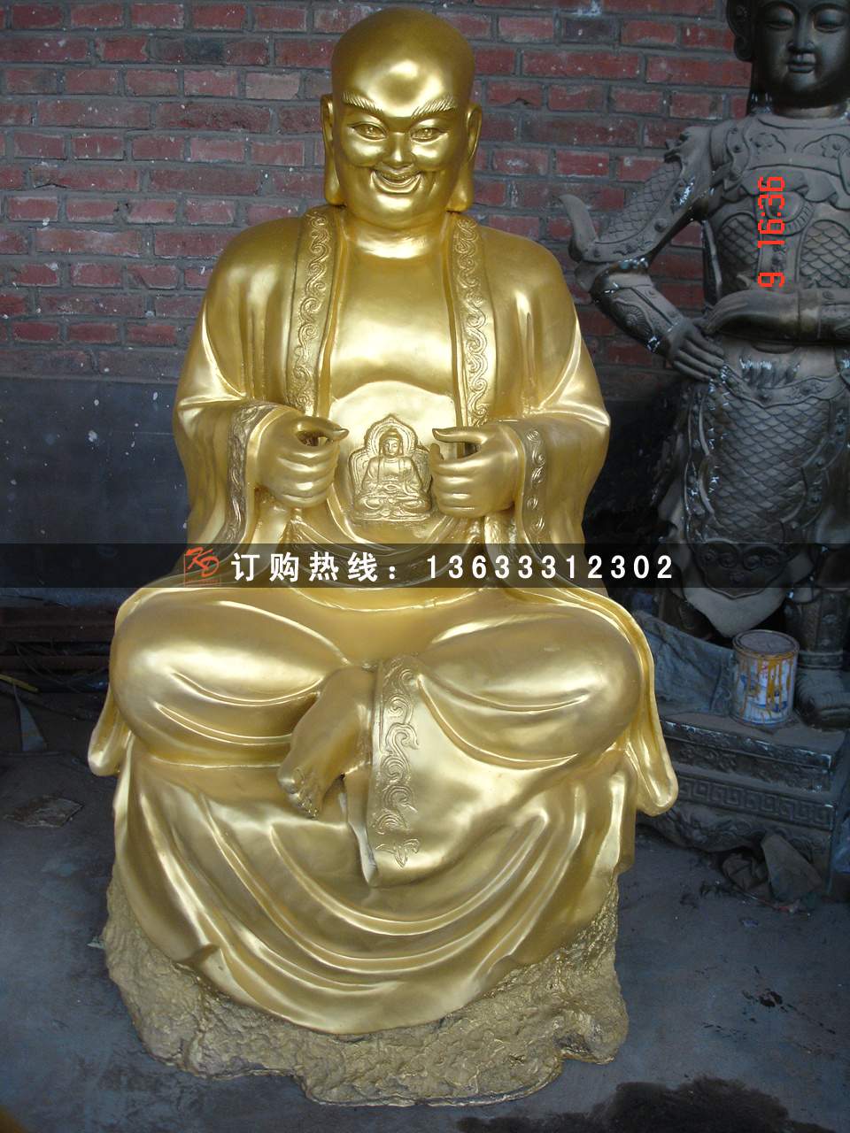 佛像雕塑厂　玻璃钢十八罗汉塑造　玻璃钢十八罗汉厂家