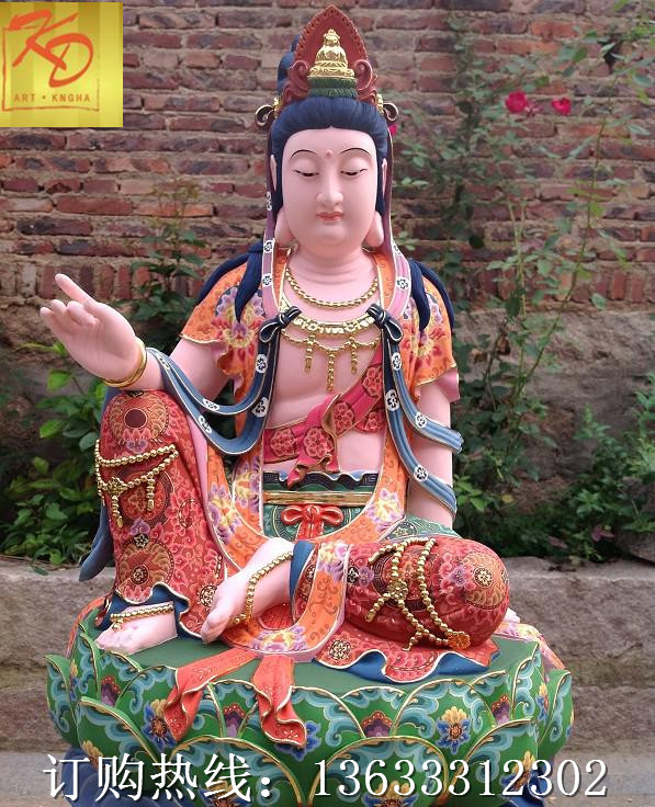 大型玻璃钢雕塑厂 八大菩萨佛像 彩绘八大守护神佛像嗲搜