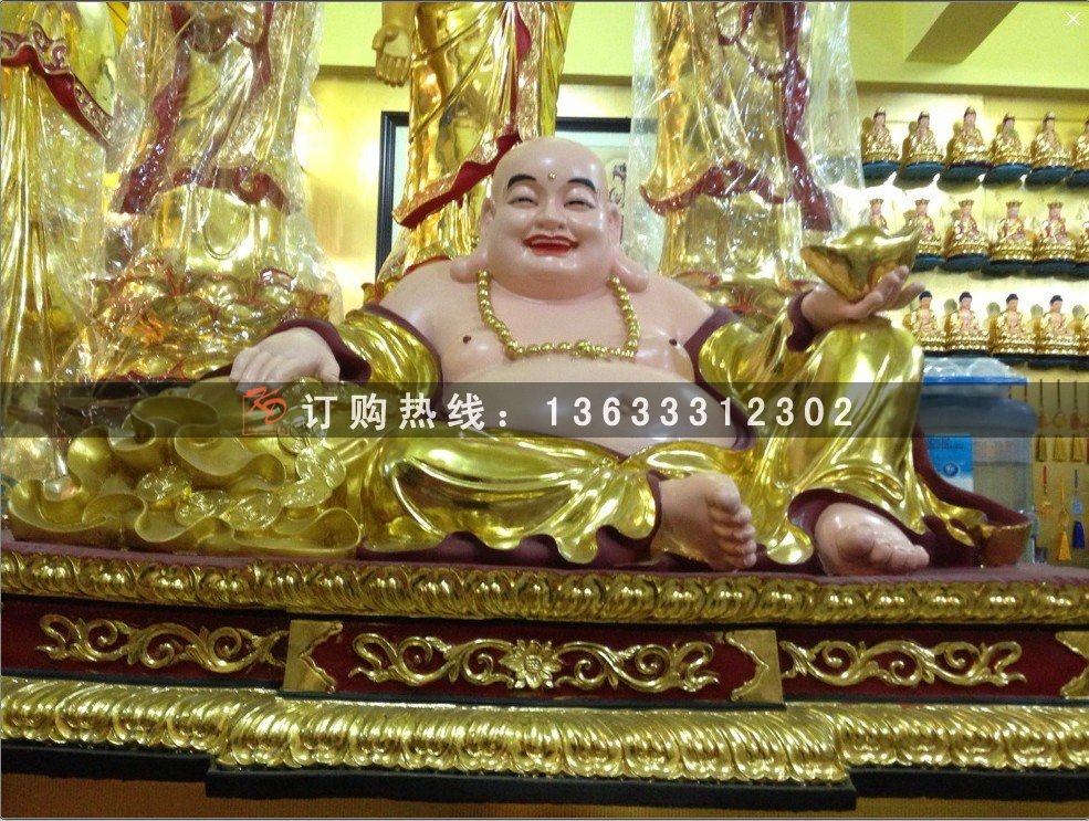 玻璃钢弥勒佛佛像 地藏菩萨佛像 玻璃钢雕塑厂家