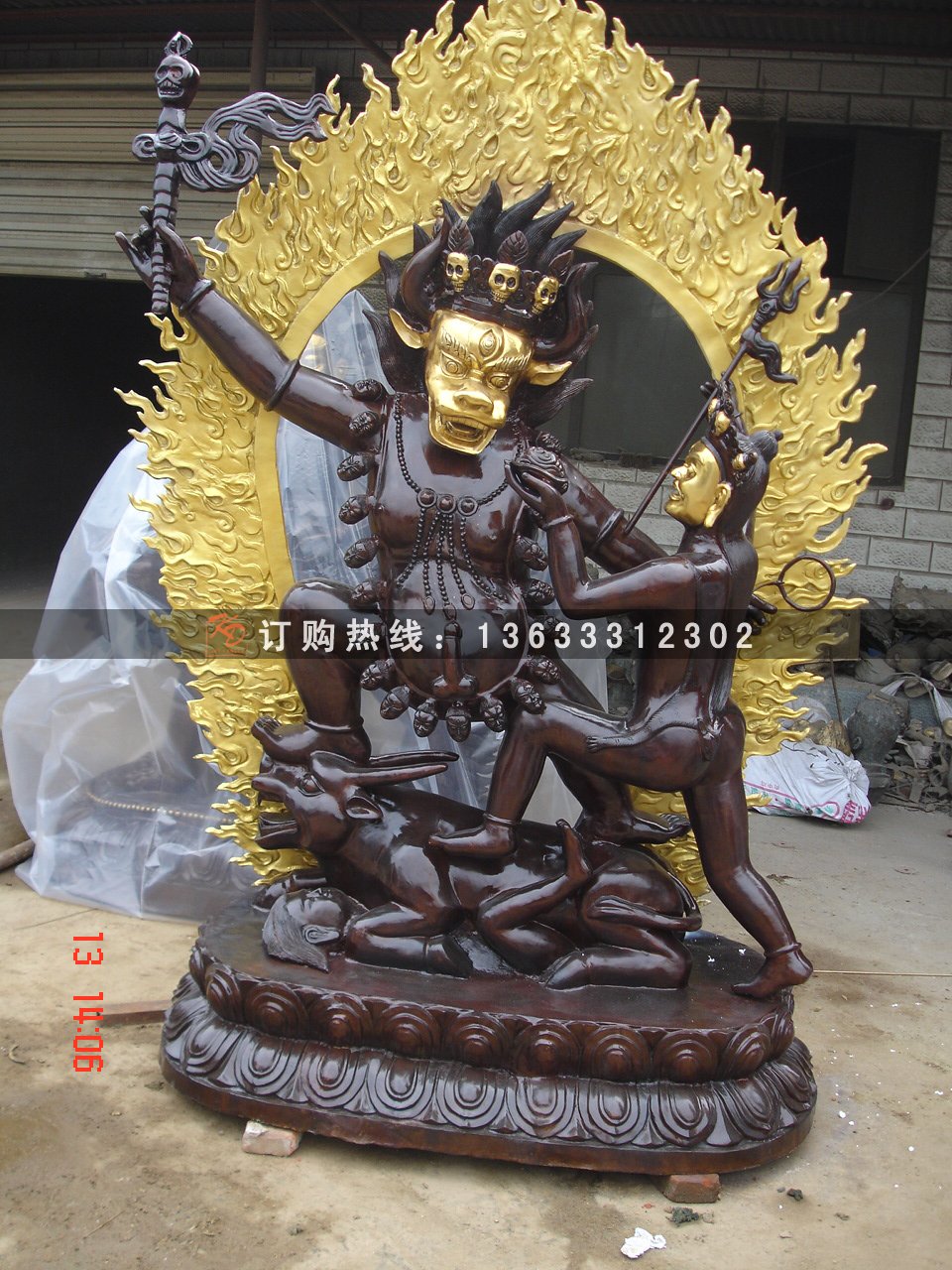 供应玻璃钢寺庙寺院佛像雕塑 玻璃钢观音菩萨雕塑工艺品