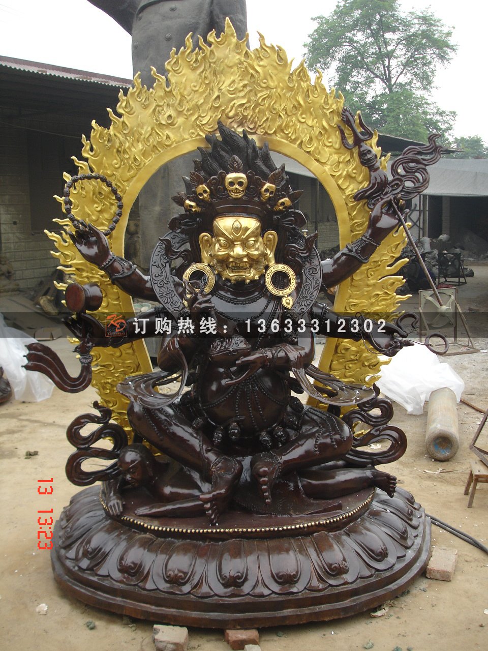 玻璃钢彩绘佛像雕塑厂家 玻璃钢佛像生产厂家