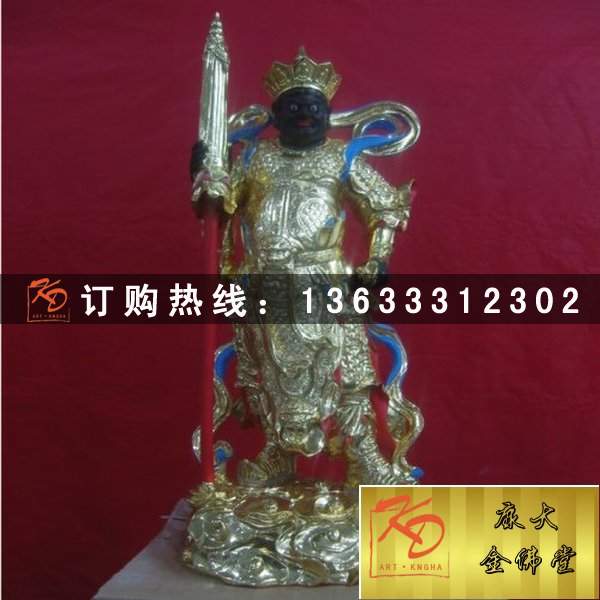 定制彩绘观音佛神像 玻璃钢四大天王观音菩萨神像