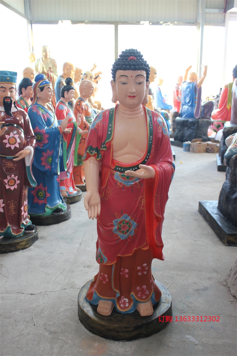 寺院地藏王菩萨厂 铜雕木雕玻璃钢树脂寺庙佛像