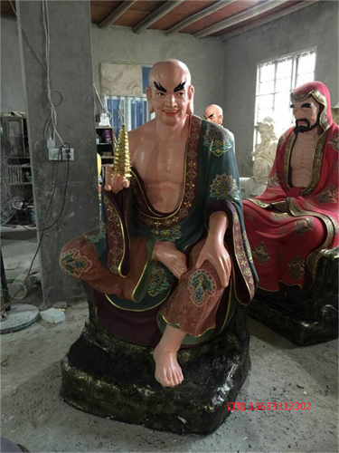 大型寺庙佛像罗汉 铜雕玻璃钢铸铜材质十八罗汉雕塑
