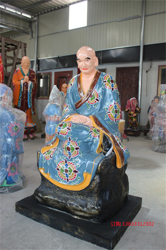 十八罗汉佛像 释迦摩尼佛神像 玻璃钢雕塑