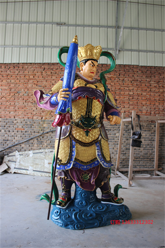 玻璃钢神像寺院天王殿四大金刚寓意风调雨顺塑像