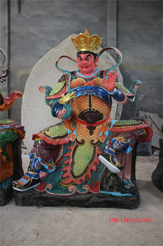 玻璃钢四大金刚神像 广目天王佛像 西方守护神四大天王佛像