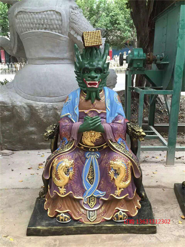供应四海龙王神像 玻璃钢四海龙王雕塑厂家
