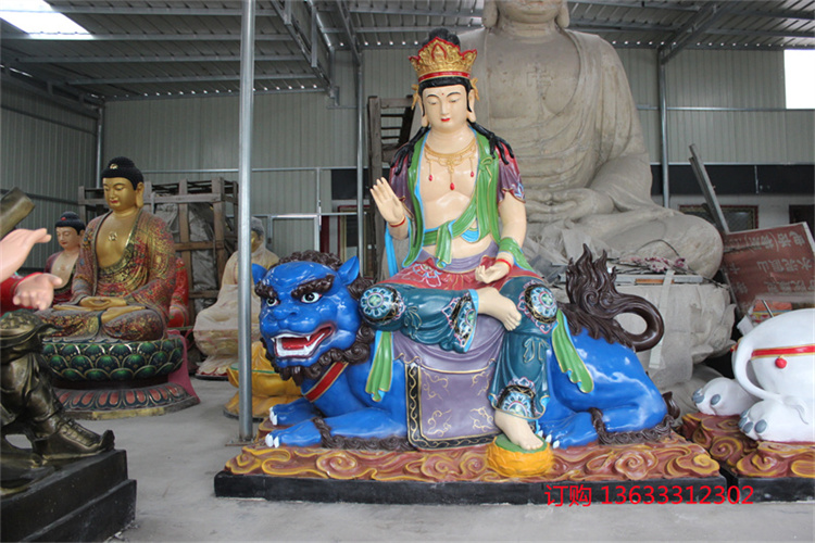 玻璃钢佛像雕塑 道观寺庙神像地藏王观音文殊菩萨阿弥陀佛雕像
