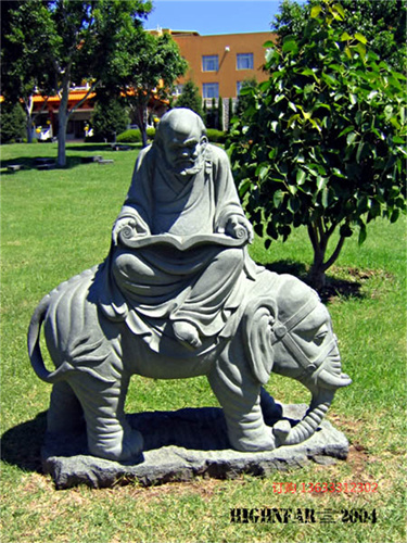 供应石雕十八罗汉 寺庙景区花岗岩石雕佛像 青石五百罗汉雕塑