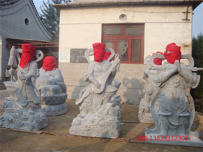 石雕厂青石雕刻 加工定制 各类佛像 四大天王雕塑 寺庙摆件