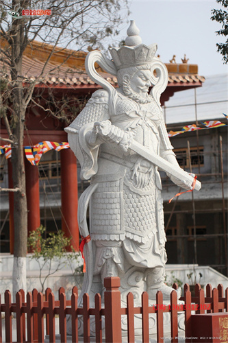 新款石雕四大天王人物雕塑寺庙人物仿古人像金刚罗汉全身像