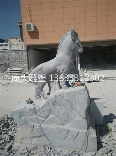 石雕动物雕刻 十二生肖园林景观 门前公园广场雕塑