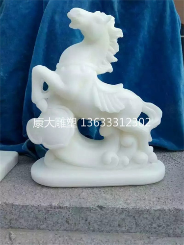 石雕十二生肖花岗岩动物摆件 园林景观雕塑 龙虎牛马石头雕刻