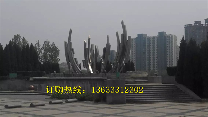 学校不锈钢雕塑 城市广场不锈钢主题雕塑定制
