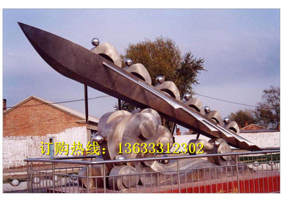 户外不锈钢广场草坪雕塑 绿地摆件 景观美陈装饰工艺品