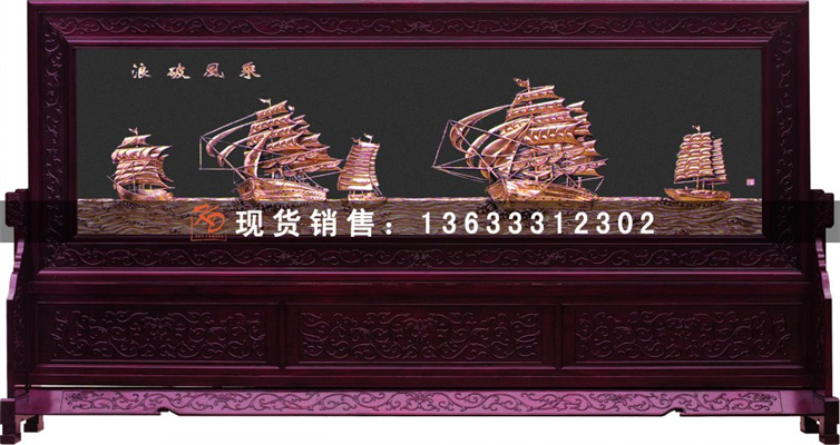 公园别墅外墙铸铜锻铜山水植物雕塑 商场酒店大厅铜浮雕壁画定制