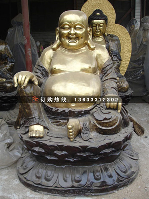 特大号铸铜弥勒佛制作厂 特大号铸铜弥勒佛订做 铸铜佛像雕塑厂家