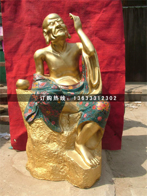 铸铜十八罗汉佛像 铜雕寺庙工艺品摆件 十八罗汉铜佛像