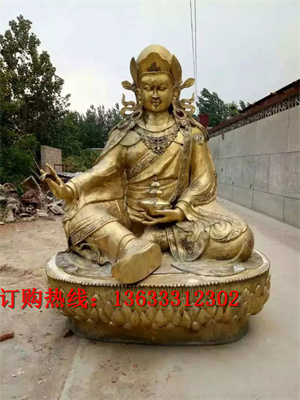 地藏王菩萨关公铜佛像 寺庙贴金彩绘铸铜佛像铜像 寺庙供奉家用