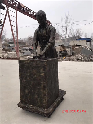 铸铜情景人物雕塑 民俗人物雕塑商业街雕塑小品步行街文化景观