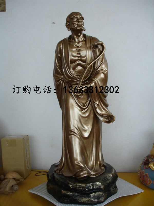 玻璃钢十八罗汉佛像雕塑 玻璃十八罗汉佛像 玻璃钢雕塑