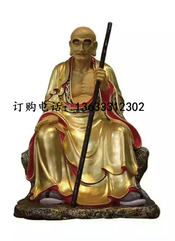 十八罗汉厂家，玻璃钢十八罗汉佛像，玻璃钢佛像雕塑厂家