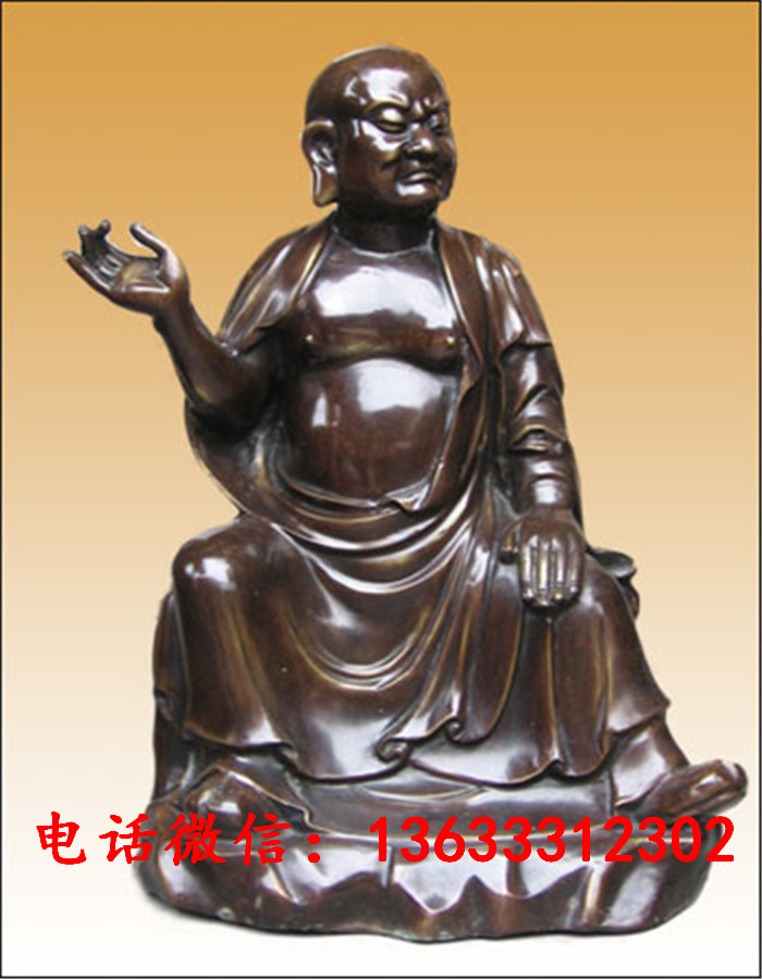 玻璃钢佛像雕塑厂家 十八罗汉佛像雕塑厂家