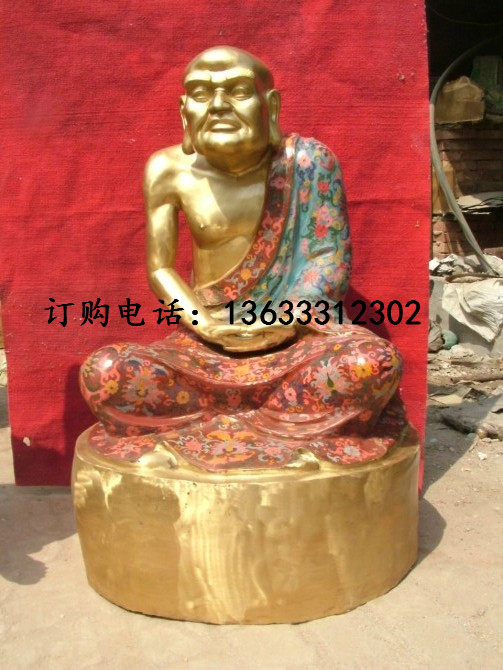 大型玻璃钢十八罗汉雕塑 大型玻璃钢十八罗汉雕塑定做