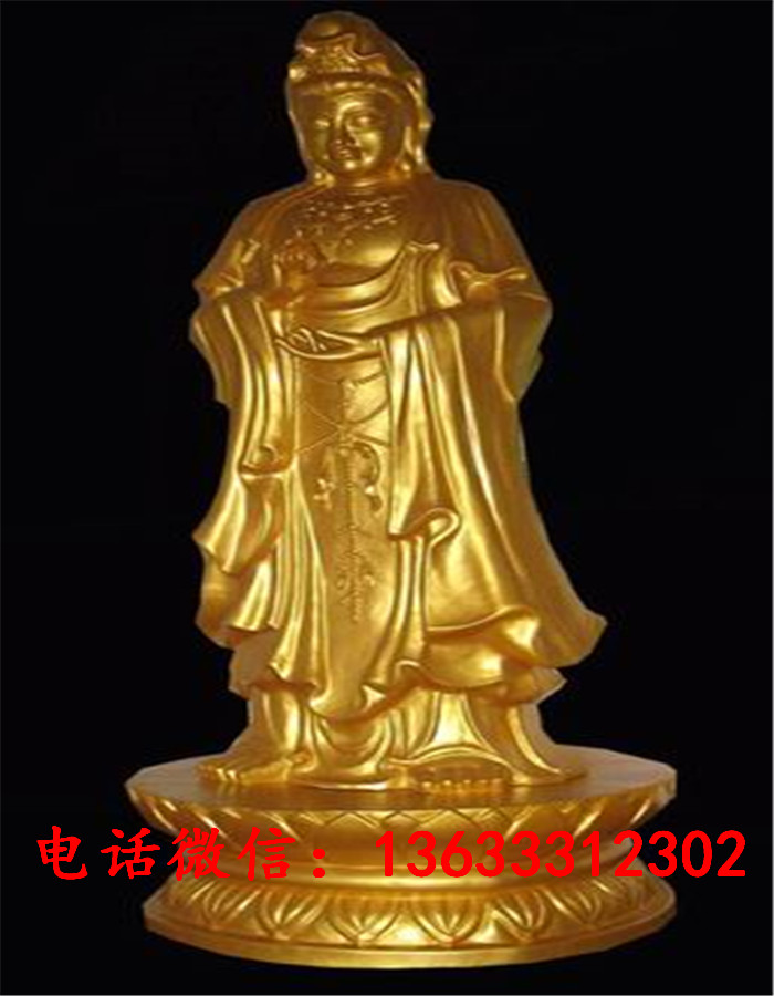 铸铜送子观音雕塑厂家 大型铸铜送子观音厂家