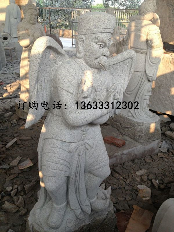 石雕土地公土地婆雕塑青石神像石材雕塑寺院庙宇供奉吉祥招财摆件