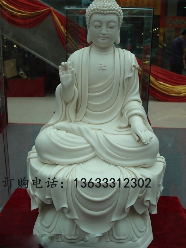 石雕菩萨雕像青石汉白玉大理石观音佛像传统宗教雕塑