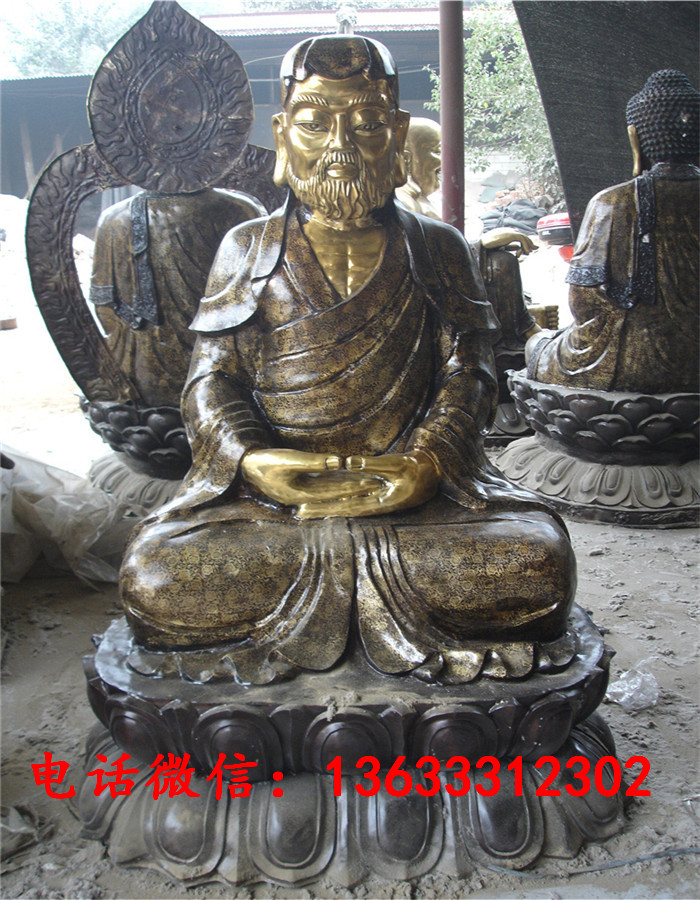 定制铜佛像雕塑大型释迦牟尼佛观音菩萨雕塑铸铜玻璃钢彩绘三宝佛